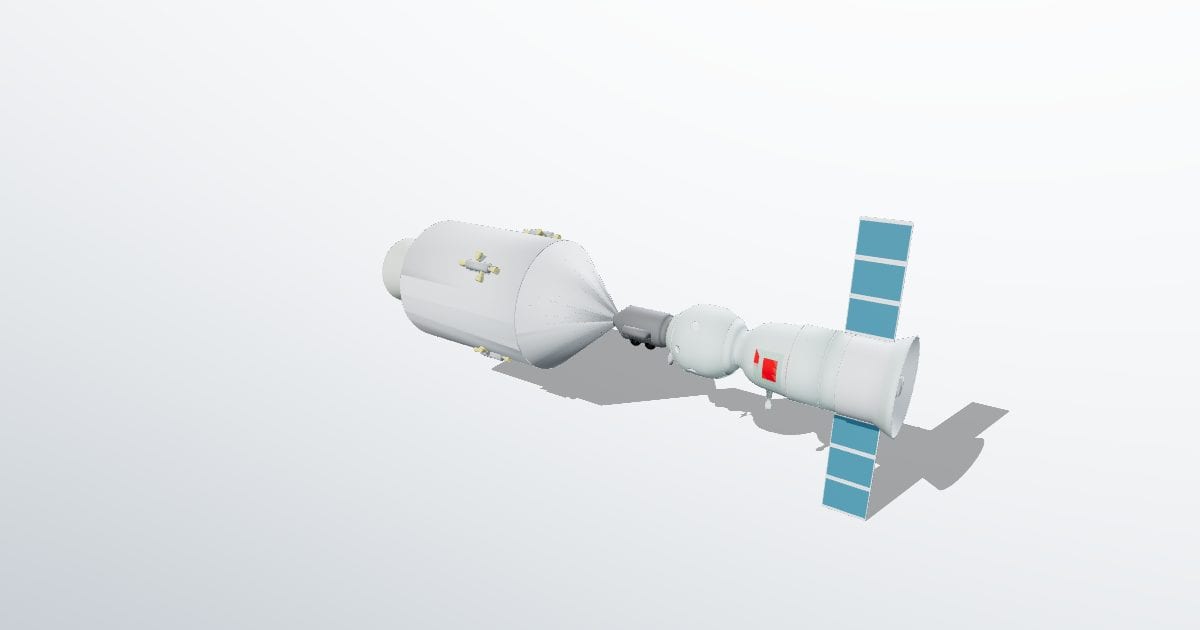 Apollo and Soyuz docked