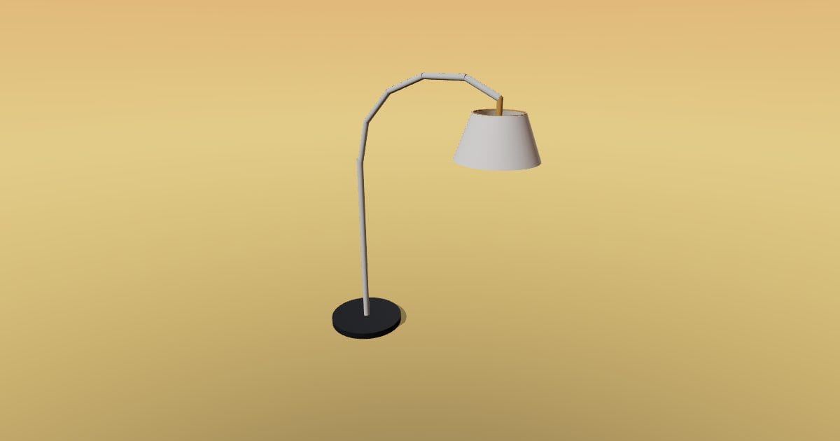 Arc floor lamp - Original lighting CAD