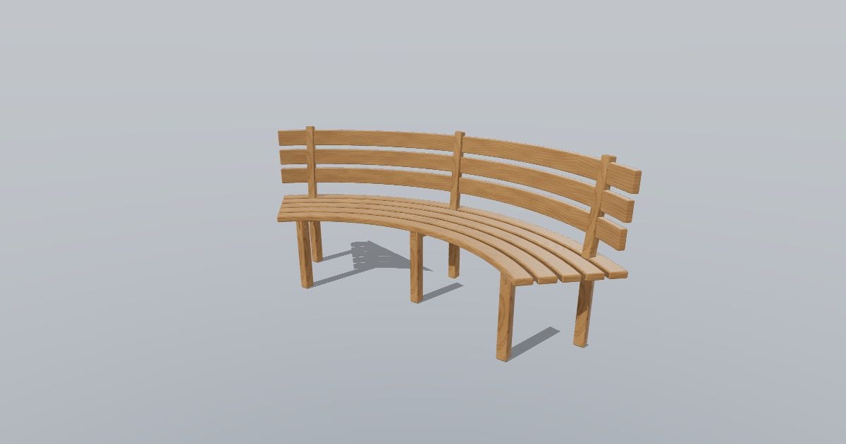 Arcade - Curved Garden Bench
