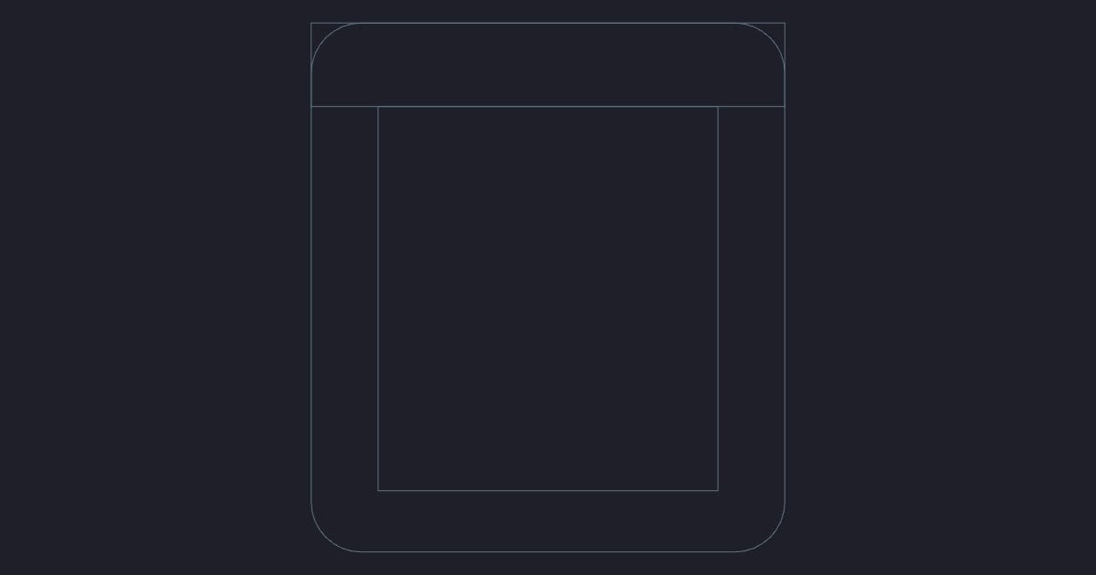 Armchair plan - CAD Block