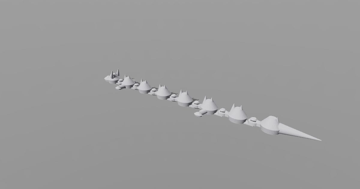 Articulated crest dragon