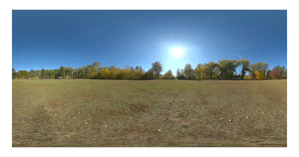 Autumn park, afternoon (HDR)