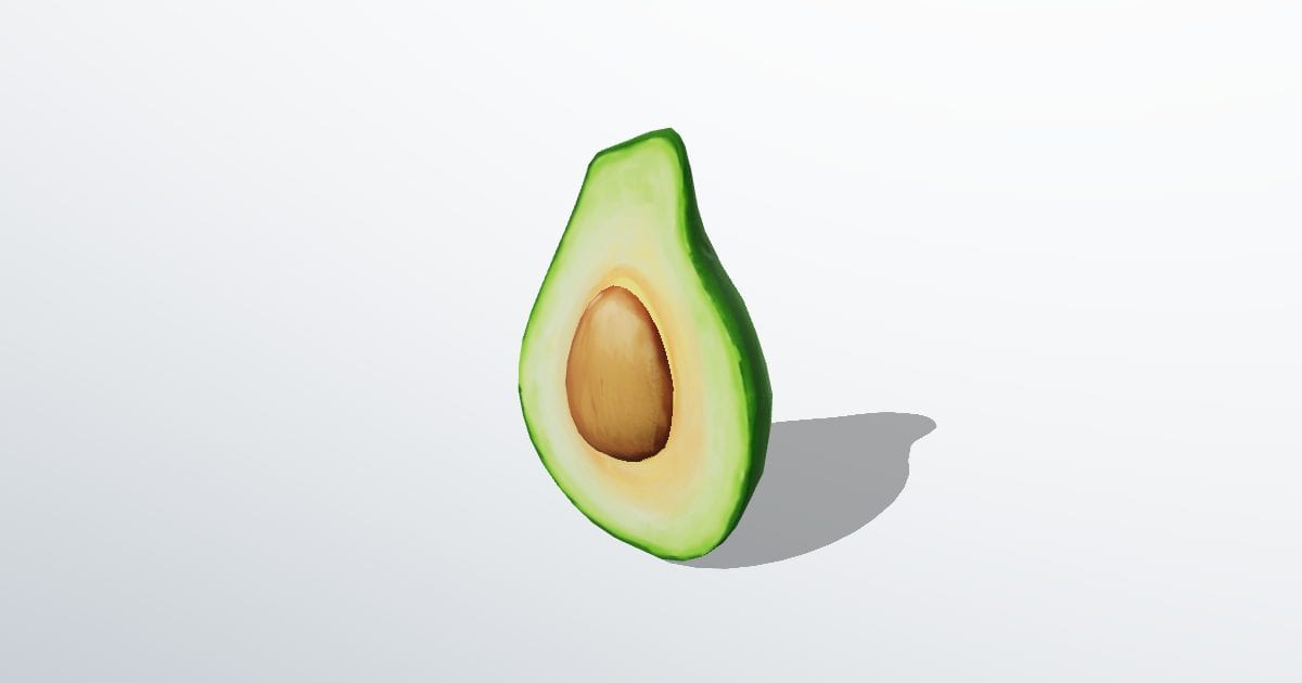 Avocado, halved