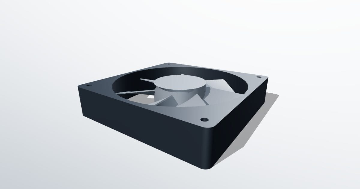 Axial cooling fan 120 mm