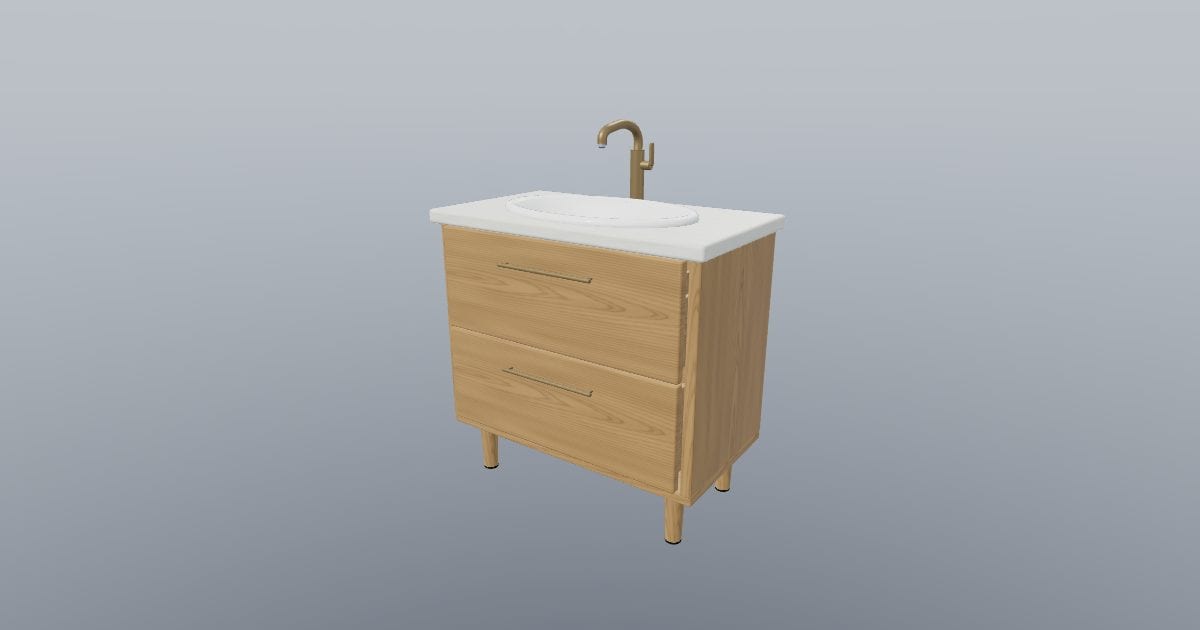 BASIN 90 - Freestanding Bathroom Vanity