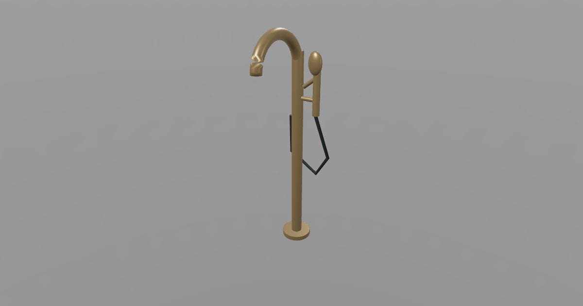 Bath Column - Freestanding Tub Filler
