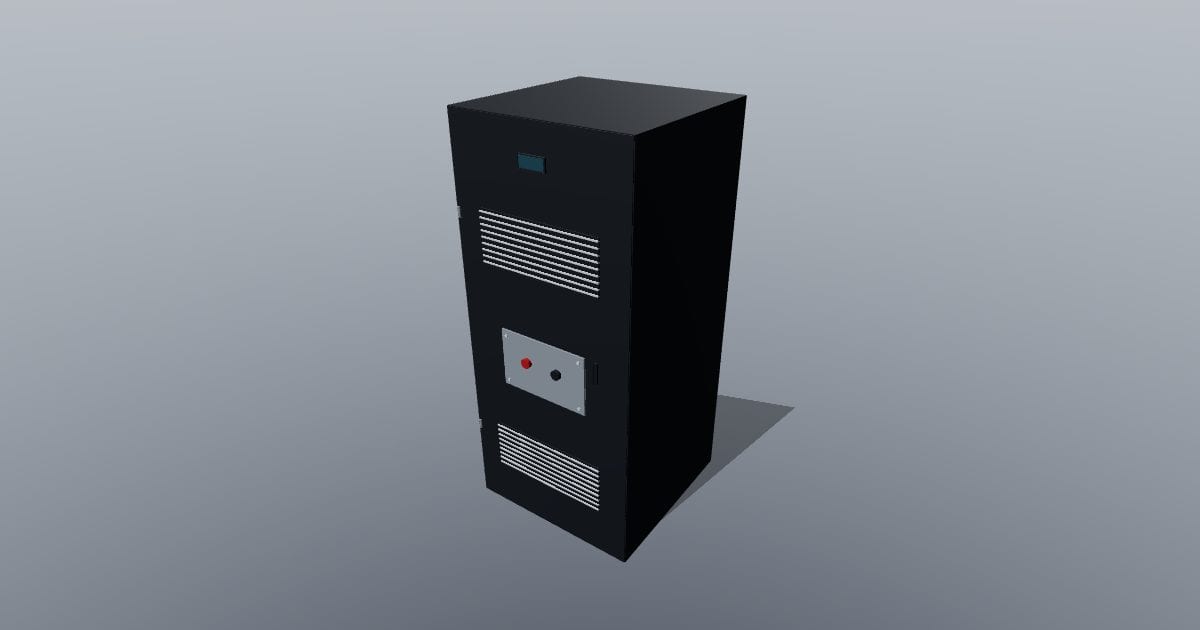 Battery cabinet - Original MEP CAD
