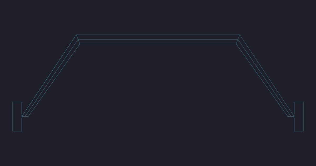 Bay window 1500 mm - CAD Block