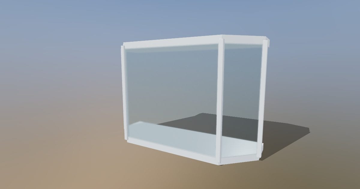 Bay window volume - Original exterior model