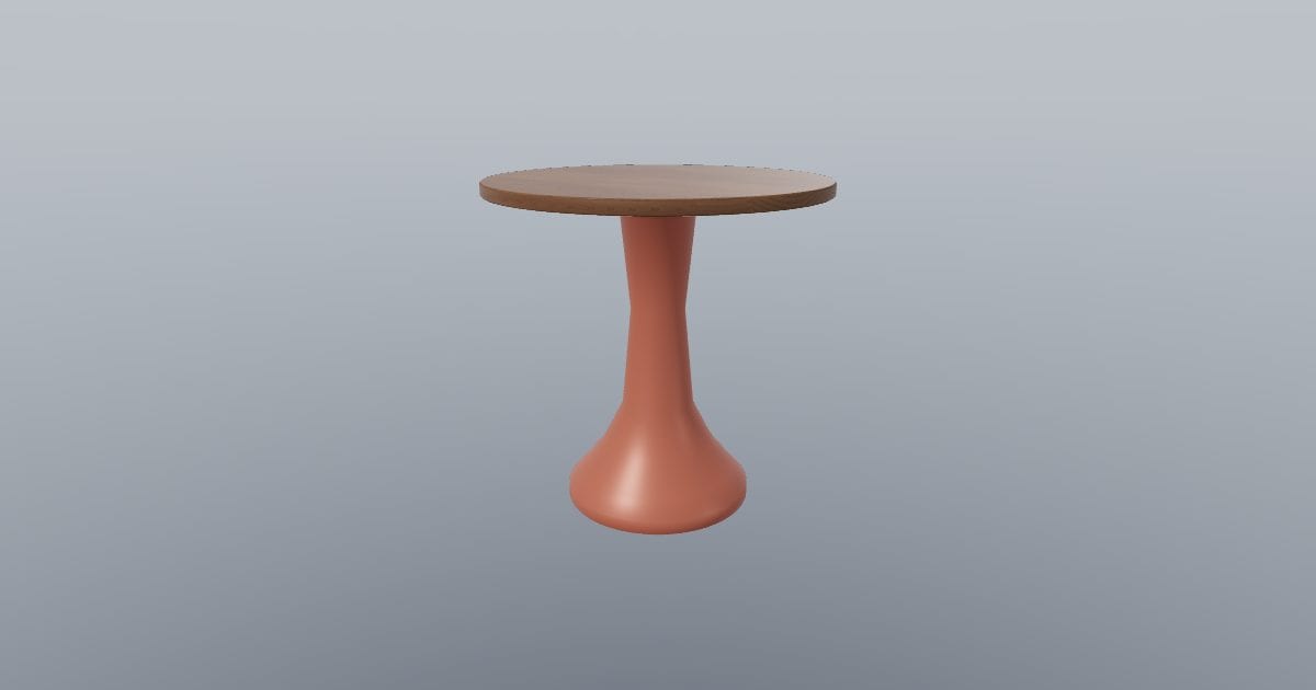 BELLO 74 - Bell Pedestal Bistro Table