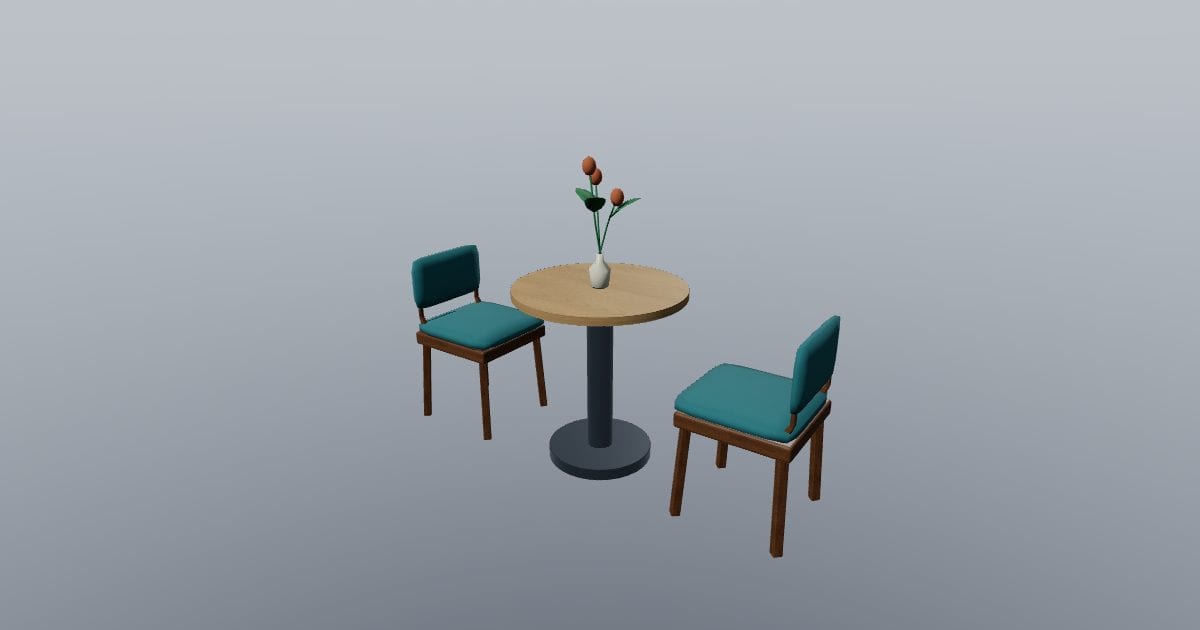 Bistro table set - Original Restaurant Furnishing