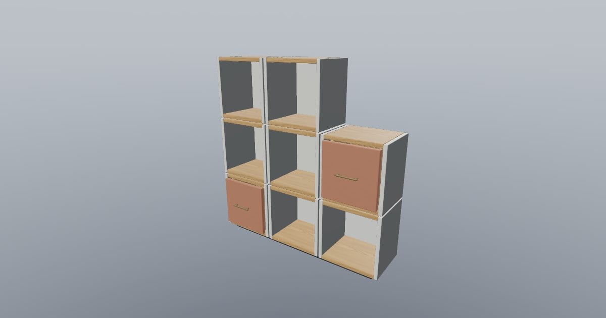 BLOCK 132 - Modular Cube Storage