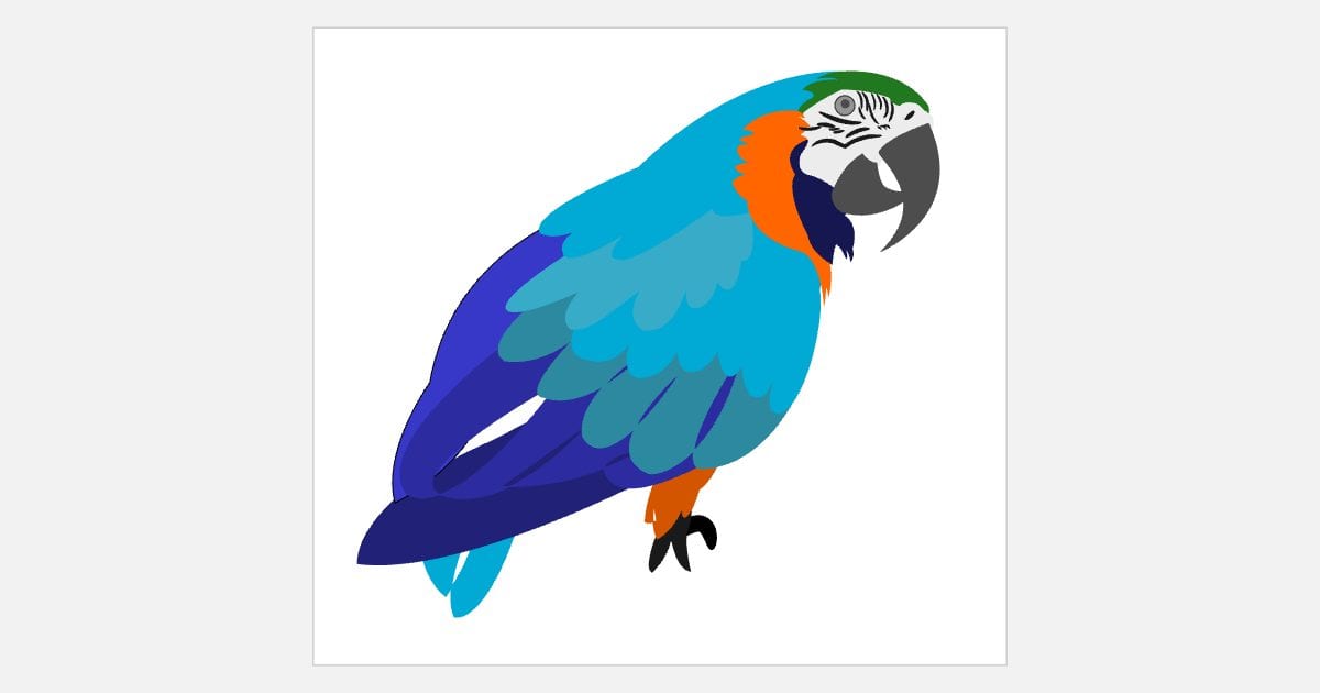 Blue and gold macaw