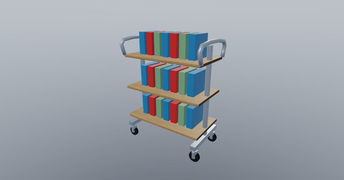 Book trolley - Education furniture