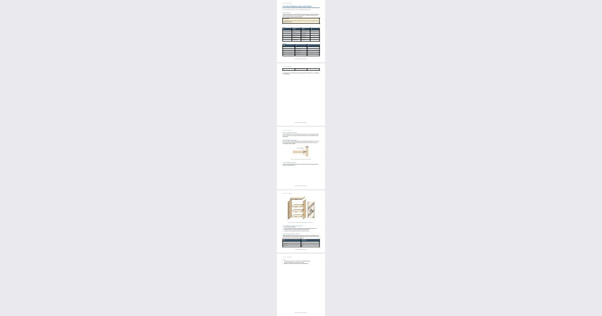 Bookcase assembly guide (Word)