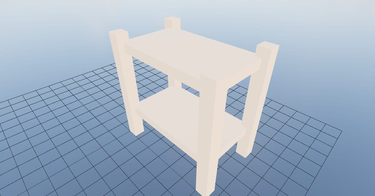 Bookcase open low