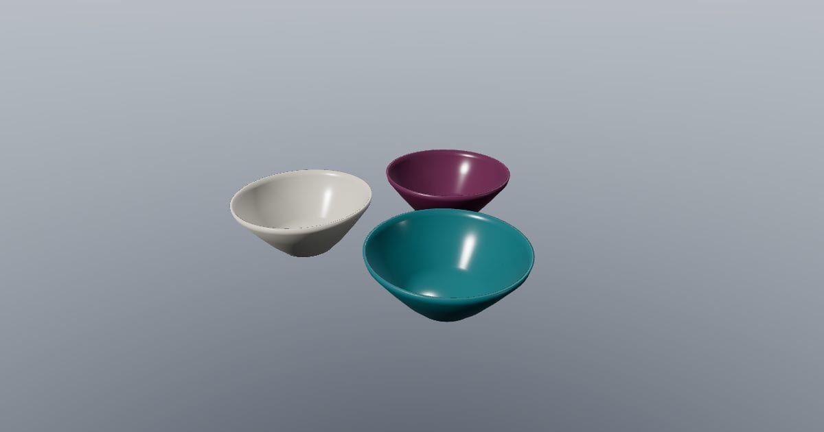 Bowl set large - Original Tableware and Food Prop