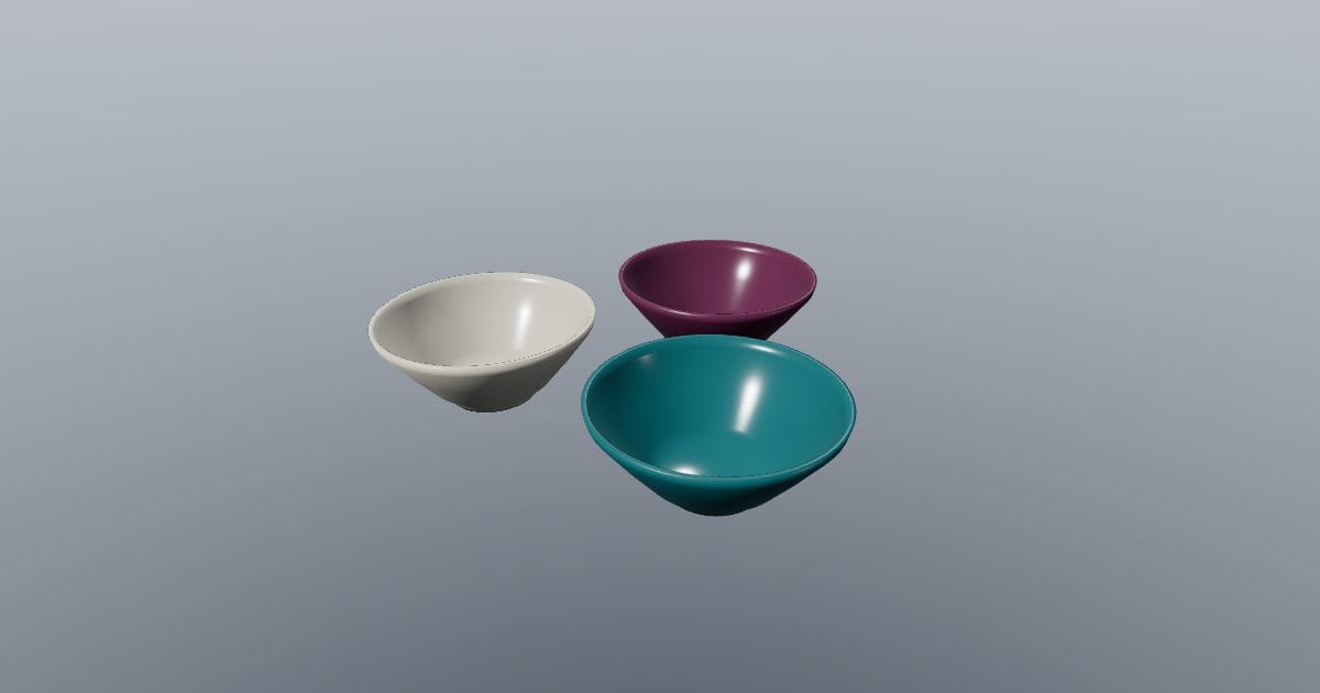 Bowl set medium - Original Tableware and Food Prop