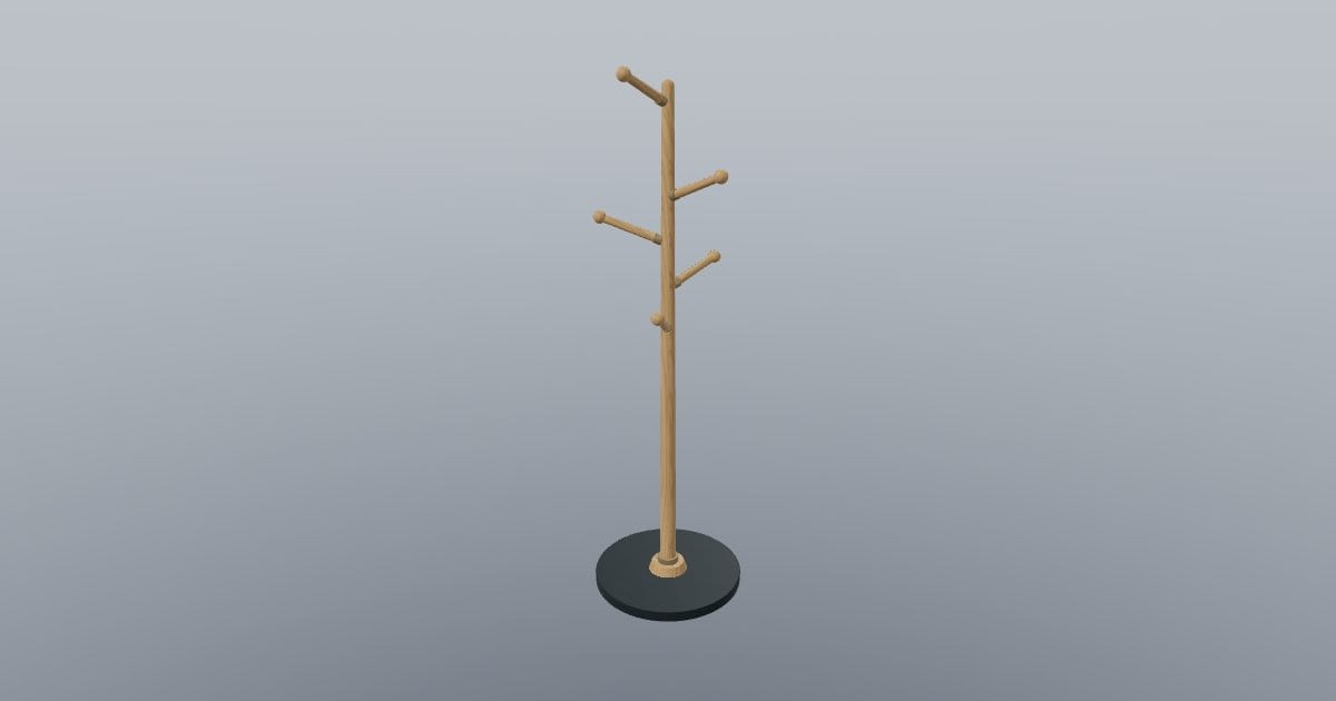 BRANCH 175 - Oak Coat Stand