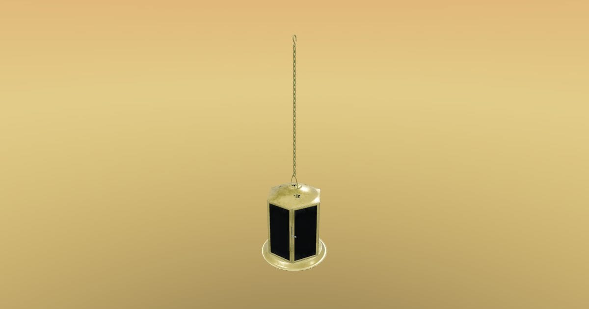Brass diya lantern