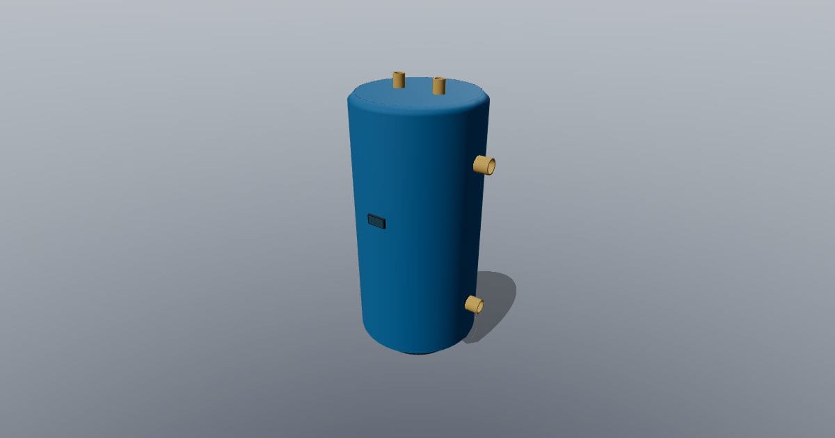 Buffer tank - Original MEP CAD