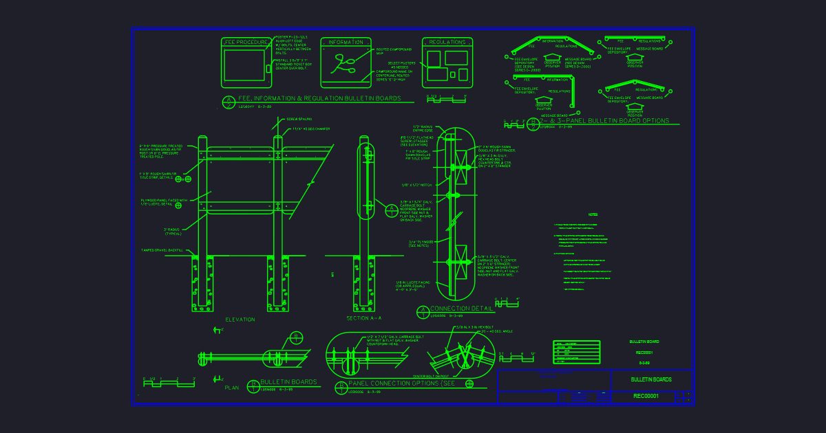 Bulletine Boards (USFS REC00001)