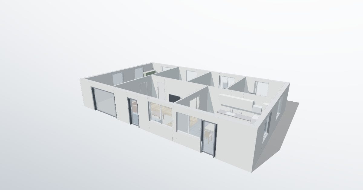 Bungalow with garage