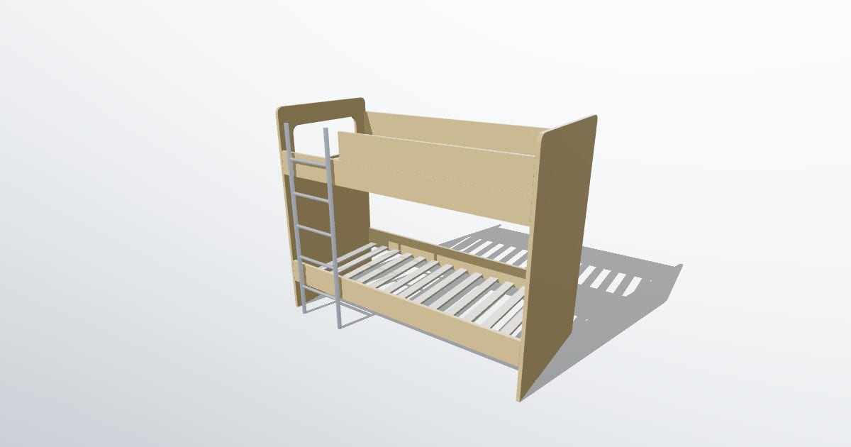 Bunk bed 900 x 2000