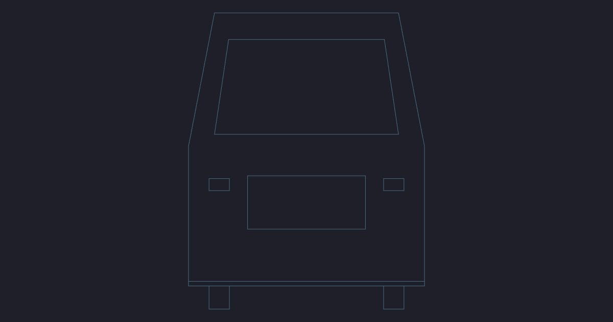 Bus front - CAD Block