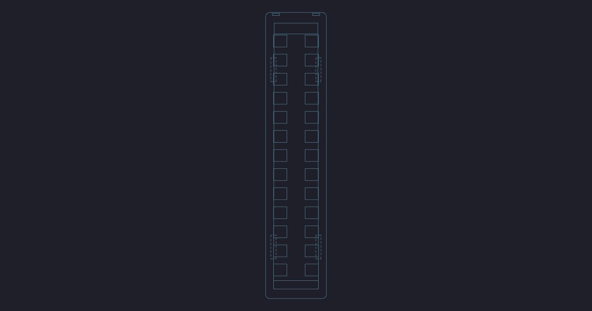 Bus plan - CAD Block