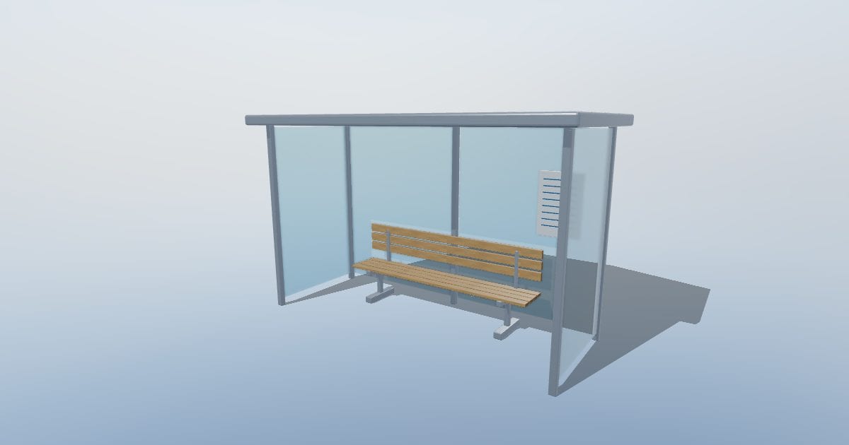 Bus shelter - Public transport furniture