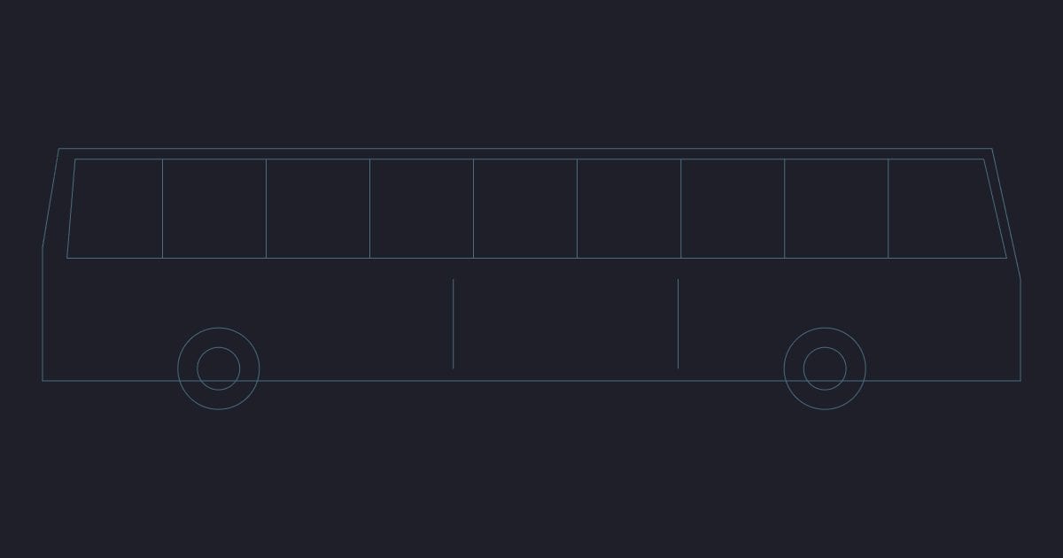 Bus side - CAD Block