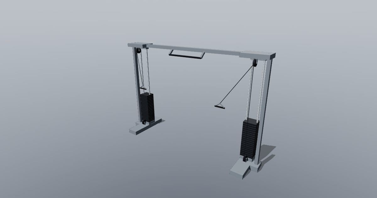 Cable crossover machine - Gym equipment