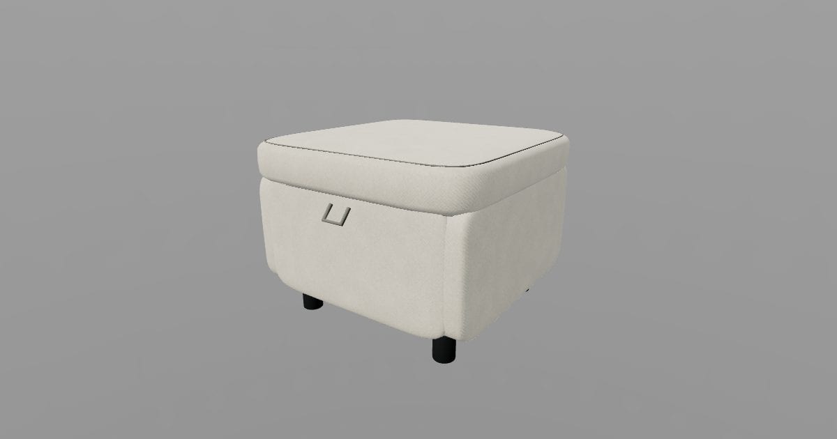 Cache - Square Storage Pouf