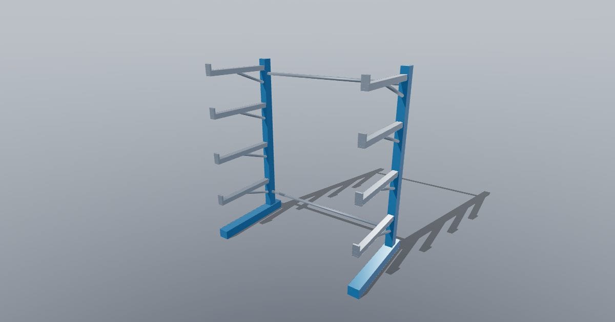 Cantilever rack