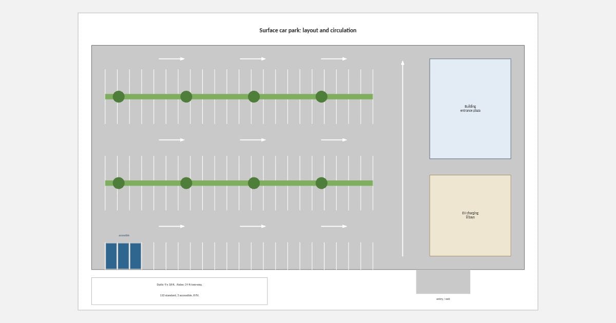 Car park layout (Visio)