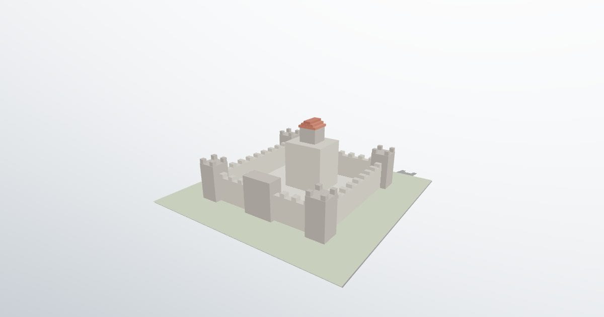 Castle courtyard level