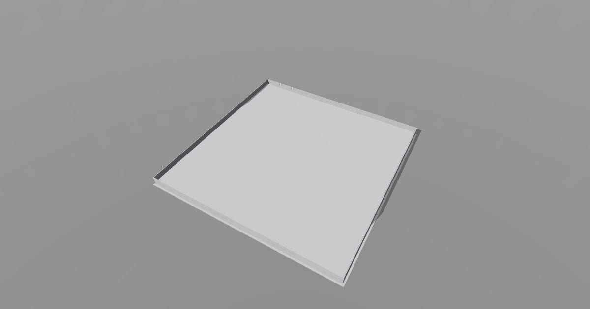Ceiling grid and 2 x 2 ft tile
