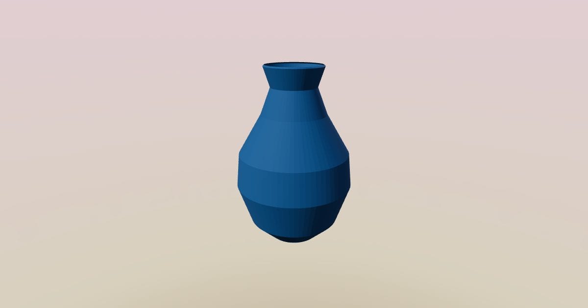 Ceramic vase (X3D)