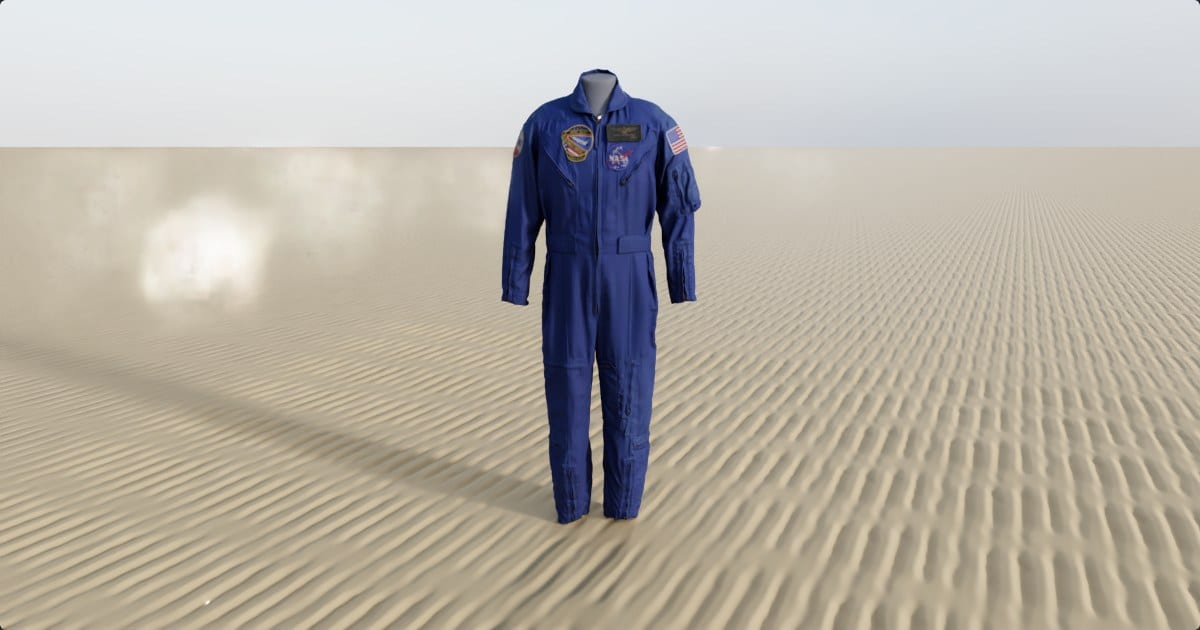 Charles Bolden's flight suit
