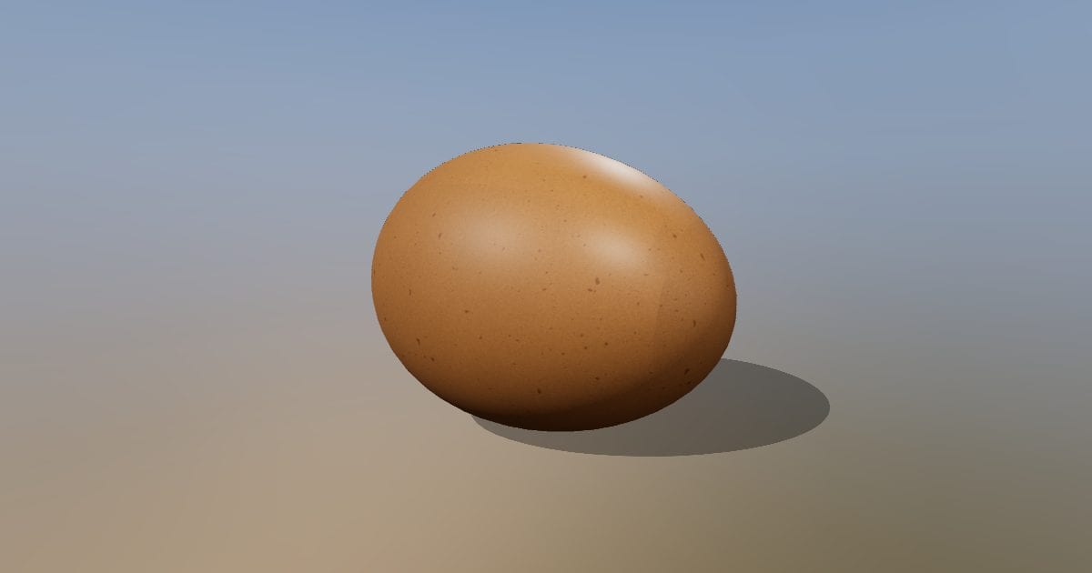 Chicken egg (large, brown)