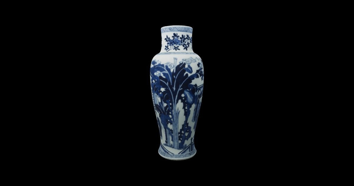 Chinese baluster vase