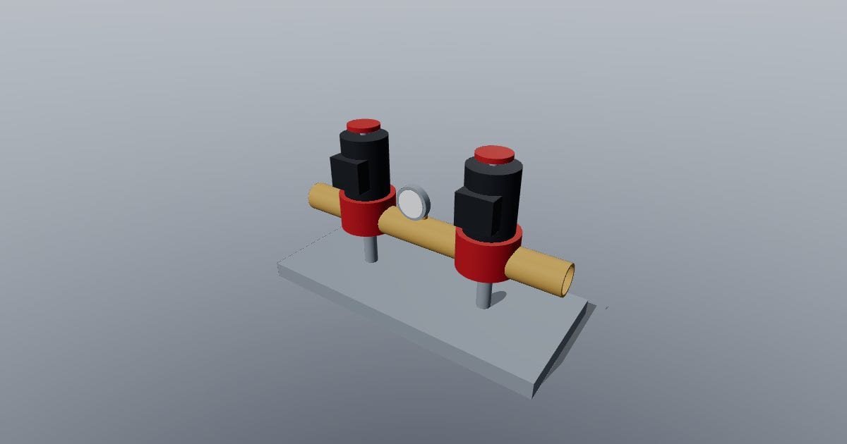Circulation pump set - Original MEP CAD