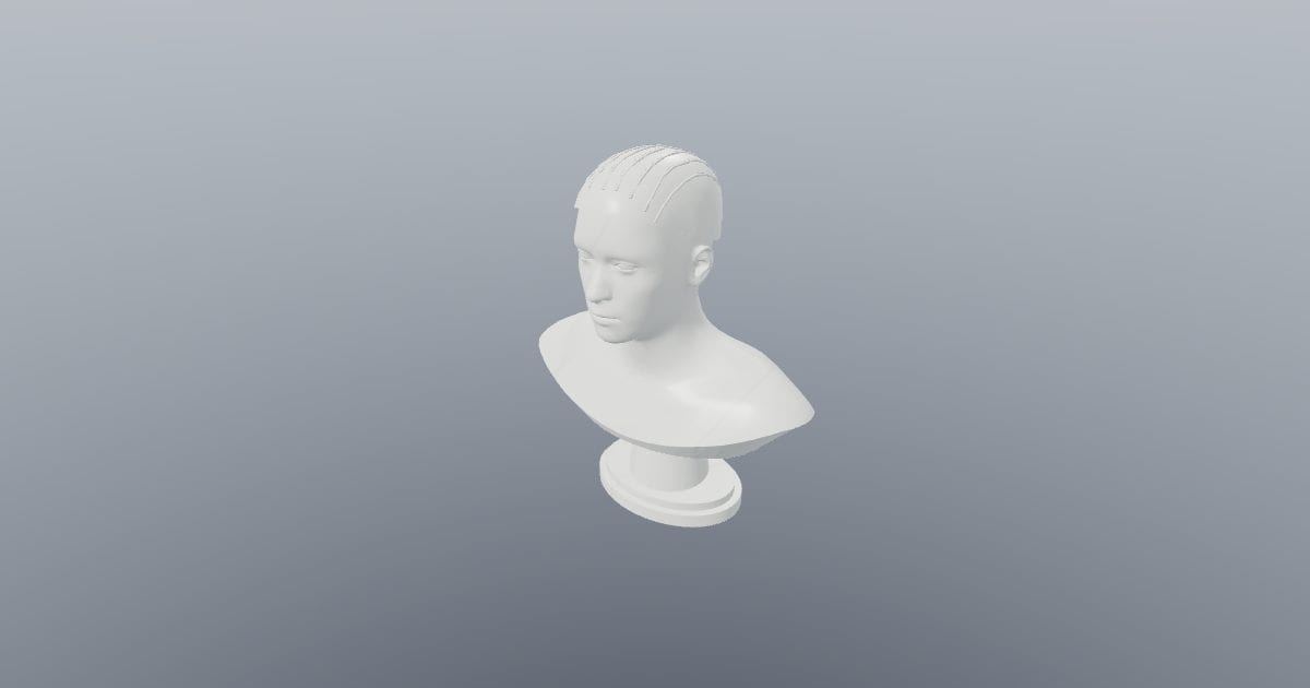 Classical male bust