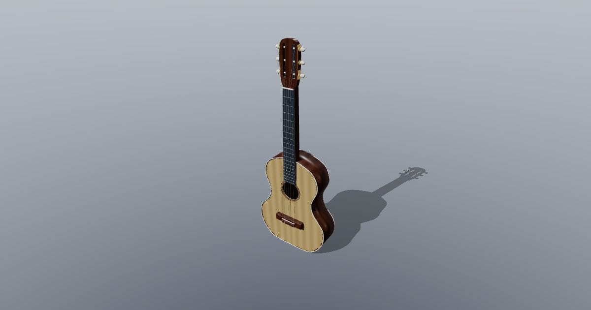 Classical nylon-string guitar