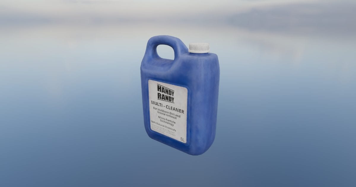 Cleaner bottle (.spz)