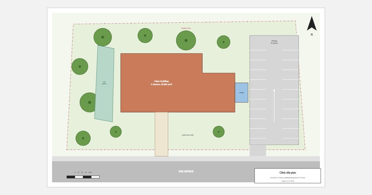 Clinic site plan (Visio)