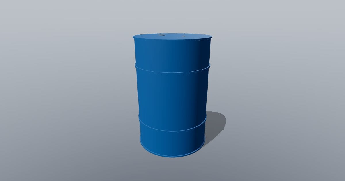 Closed-head 55-gallon-class drum