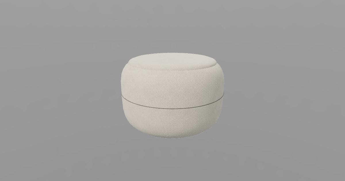 Cloud - Round Boucle Pouf