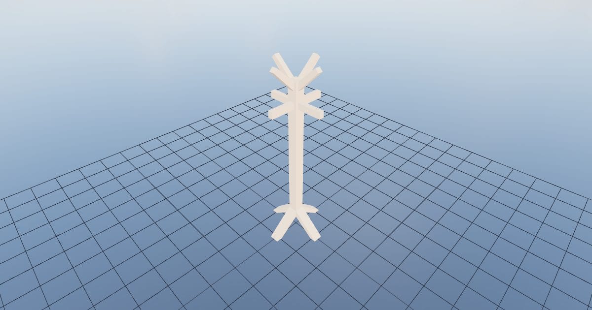 Coat rack standing